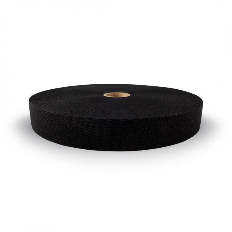 Waist Band Black Flat Elastic Any Sizing Knitted Elastic! In Stock, Great Quality, Made in The USA, Ships Same Day!