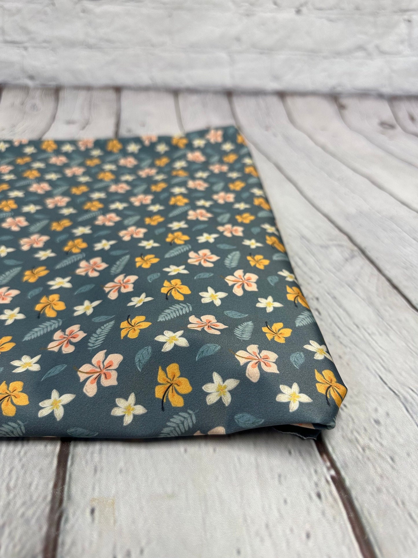 4 Way Stretch Print Spandex Fabric By The Yard Tricot Swim Wear Bikini Abstract Flower Boho Mini Floral Tropical Leaf 280 GSM