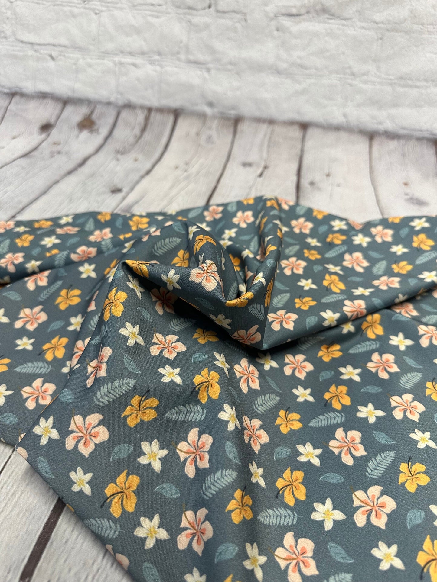4 Way Stretch Print Spandex Fabric By The Yard Tricot Swim Wear Bikini Abstract Flower Boho Mini Floral Tropical Leaf 280 GSM