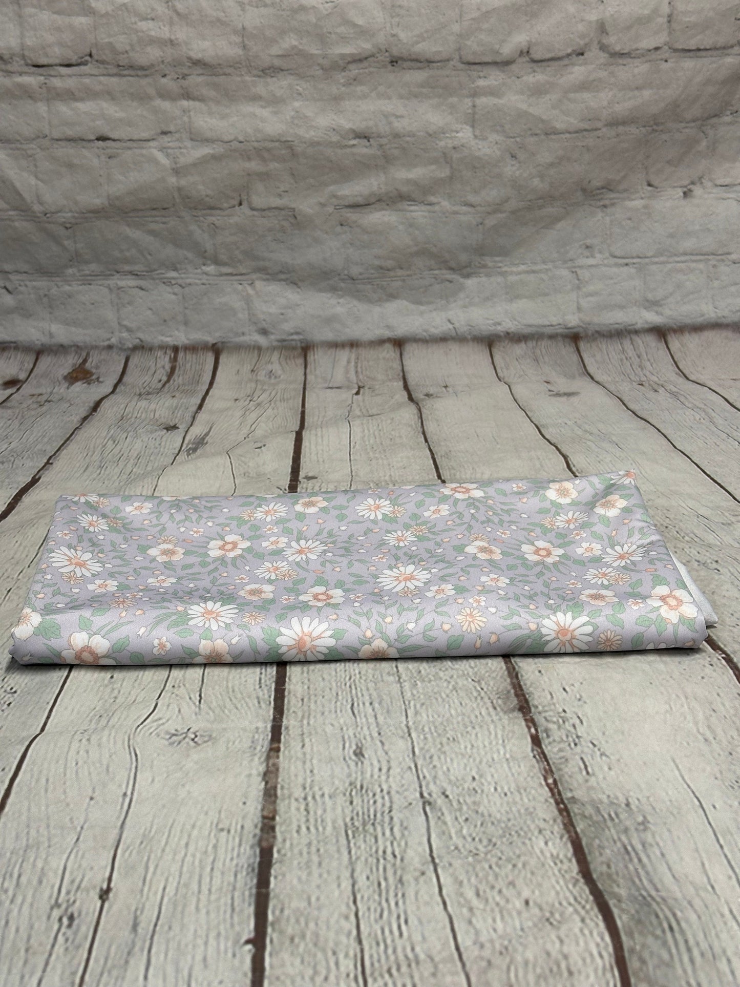 4 Way Stretch Tricot Print Spandex Fabric By The Yard Tricot Swim Wear Bikini Soft Pastel Small Ditsy Flower Foral Lavender Daisy