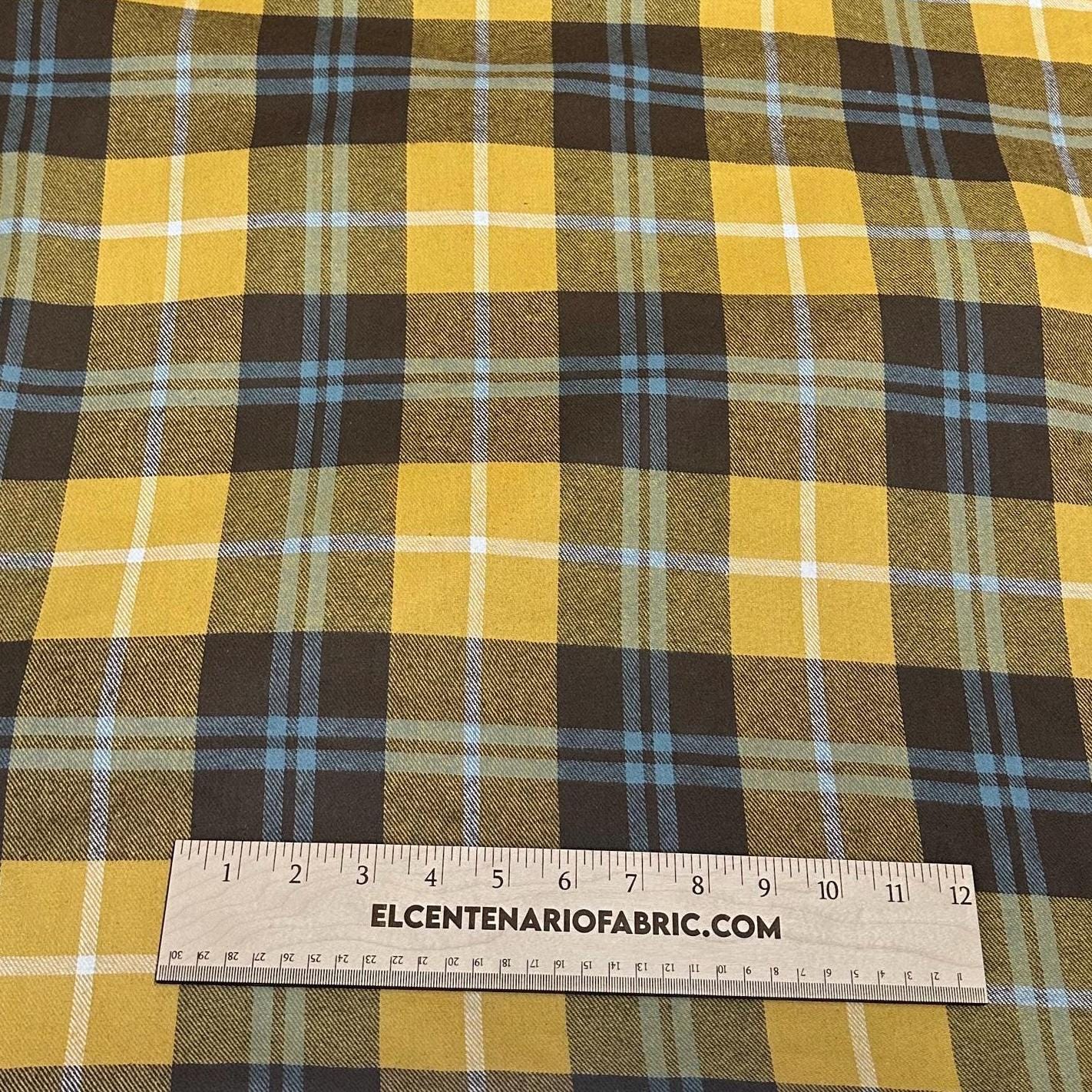 100% Cotton Double Gauze Pre Washed Gingham Checkered Big Plaid
