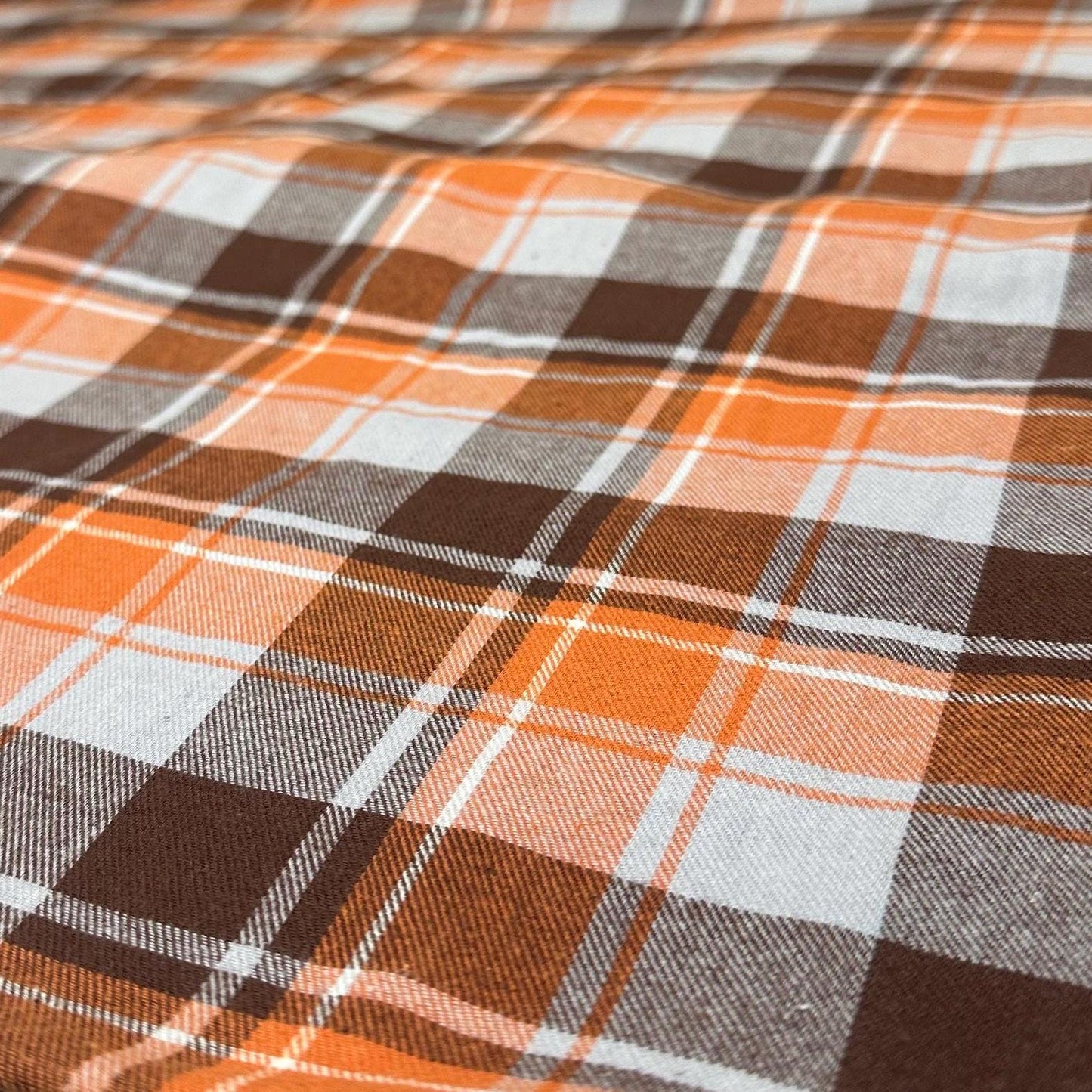 100% Cotton Double Gauze Pre Washed Gingham Checkered Big Plaid