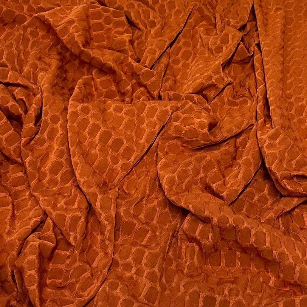 4-Way Stretch Honeycomb Knit Fabrix for Tik Tok Leggings, Athletic Wear, Work Out Gear, Biker Shorts, Swimwear Fabric By The Yard Fall Color