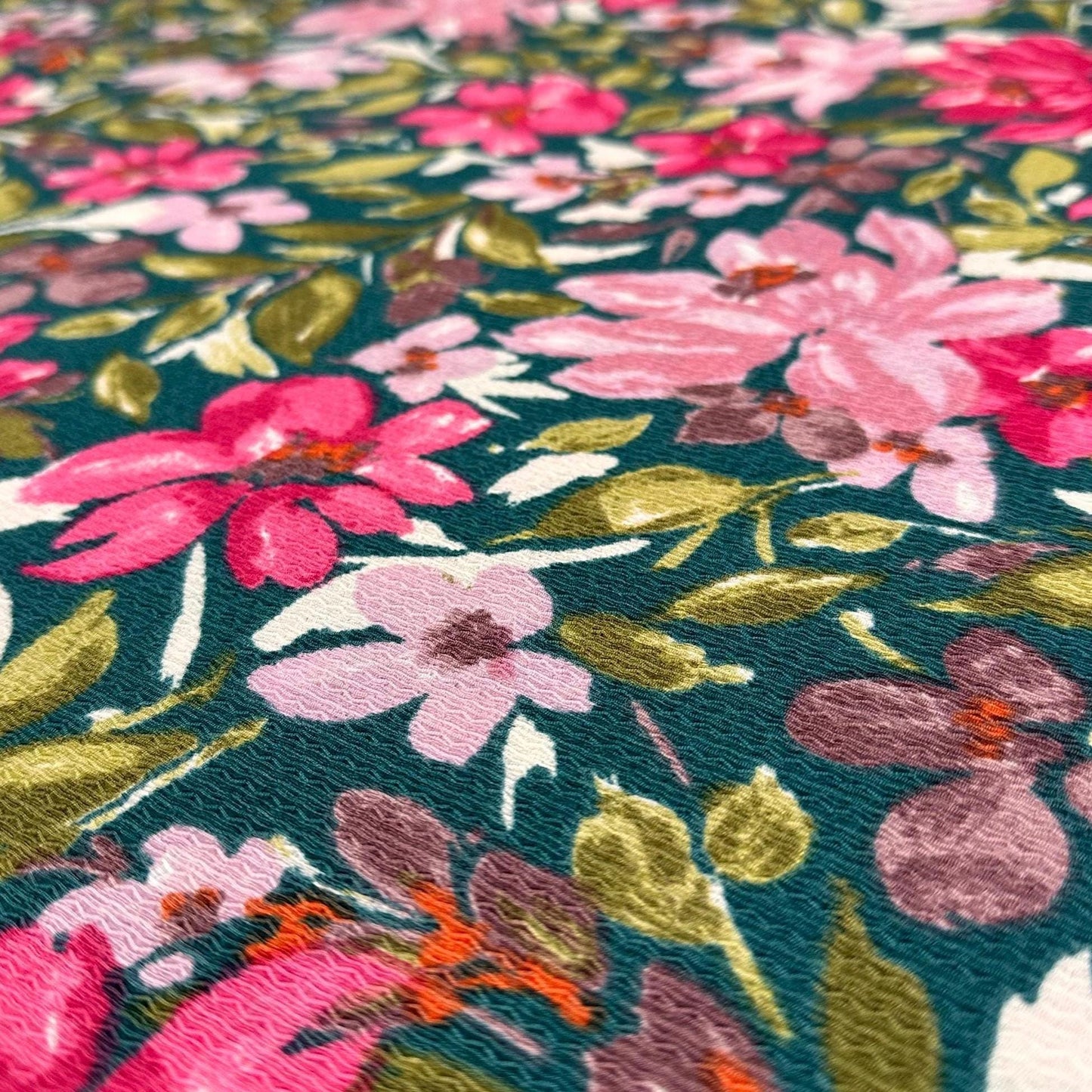 Floral Jacquard Texture Knit Spandex Flower Tropical Fabric By The Yard Bubble Knit Spandex Texture Knit