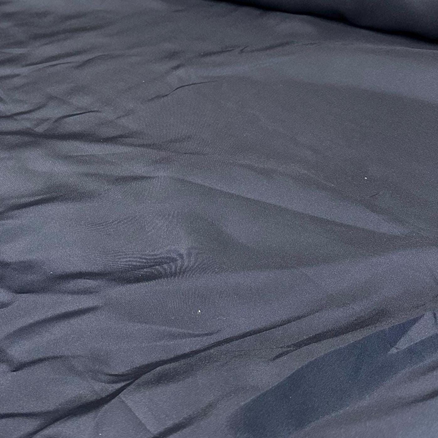 100% Silk Twill Fabric By The Yard Black 52 inch