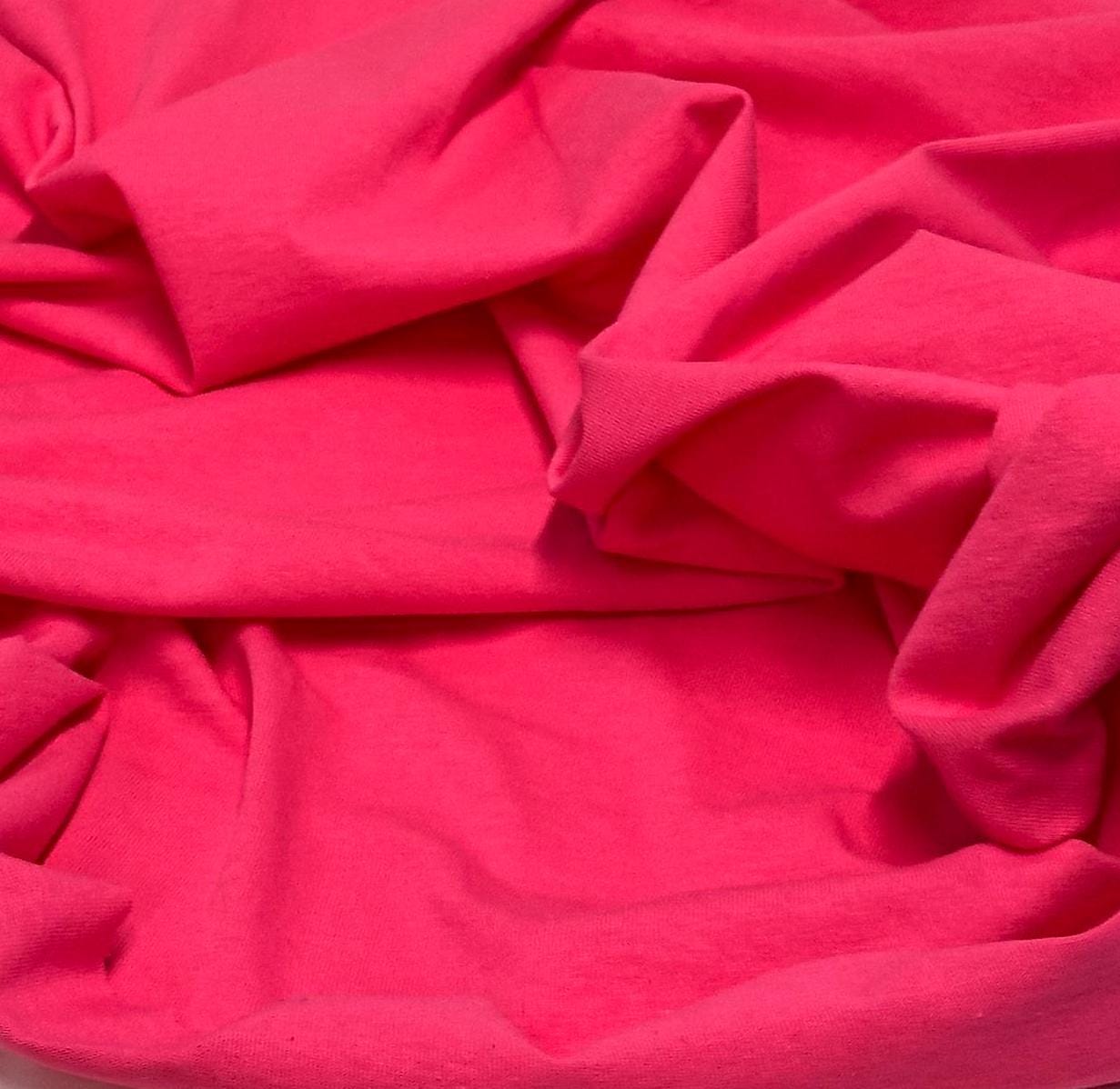 Heavy 100% Cotton Jersey Fabric 20/1 Domestic Quality Carhartt Tee Weight Bright Colors