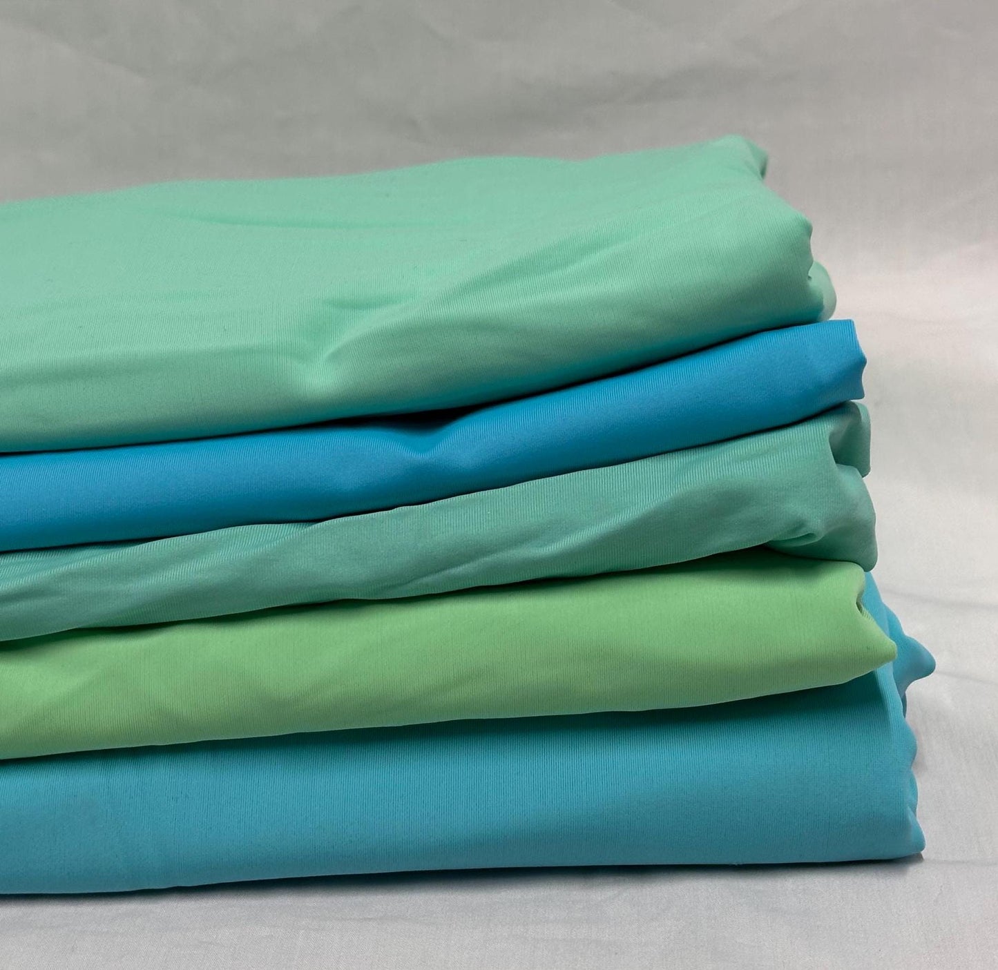 Nylon Spandex Tricot Solid Swimwear Activewear Fabric By The Yard Mint Pastel Shades Hues