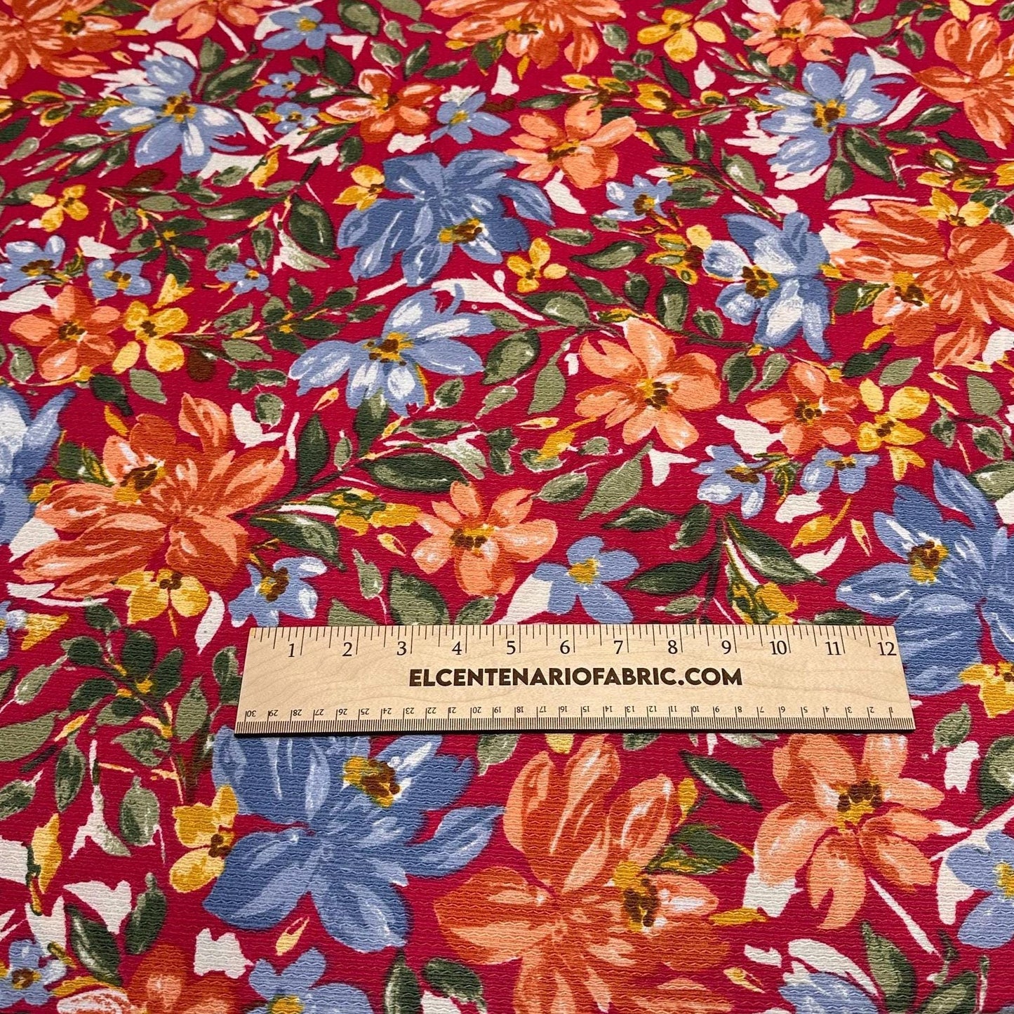Floral Jacquard Texture Knit Spandex Flower Tropical Fabric By The Yard Bubble Knit Spandex Texture Knit