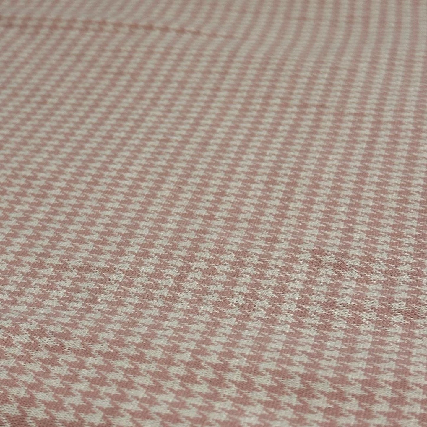 2 Way Stretch Double Knit Houndstooth Polyester Spandex Fabric By The Yard Grey Black