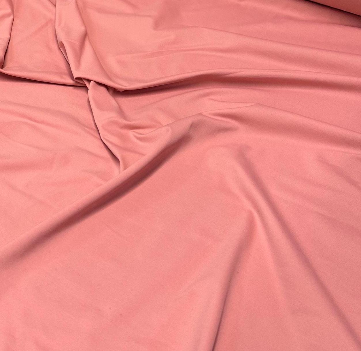 Nylon Spandex Tricot Solid Swimwear Activewear Fabric By The Yard Pink Colors