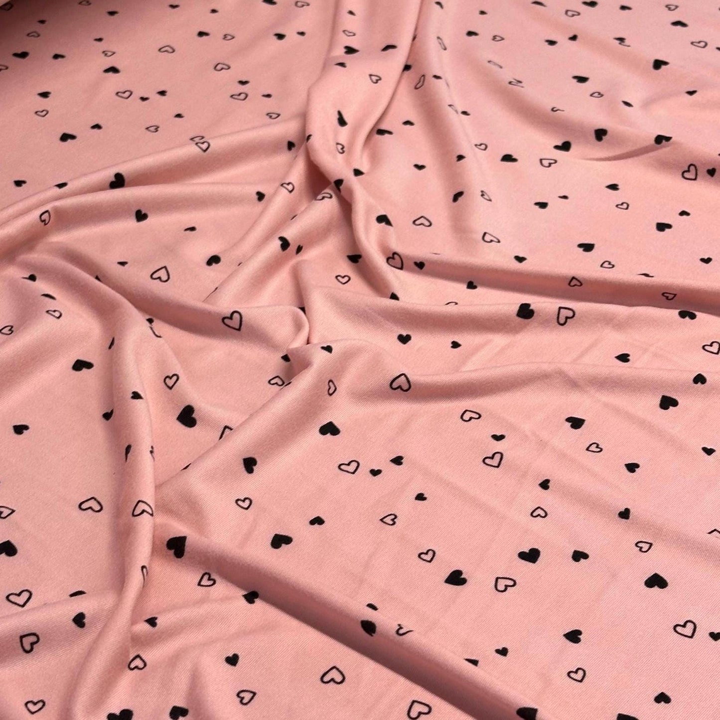 DBP Double Brushed Poly Spandex Print Ditsy Flower Vintage Mini Floral Print By The Yard Denim