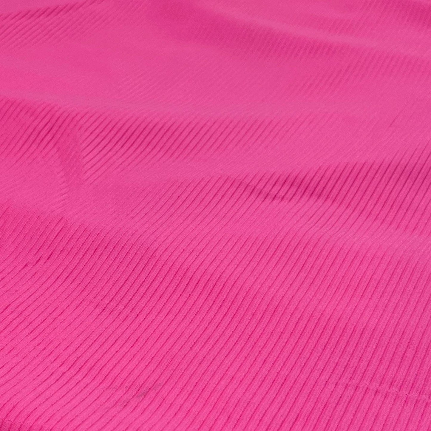 Premium 4-Way Stretch Ribbed Nylon Spandex Fabric for Swimwear Fabric By The Yard Hot Pink