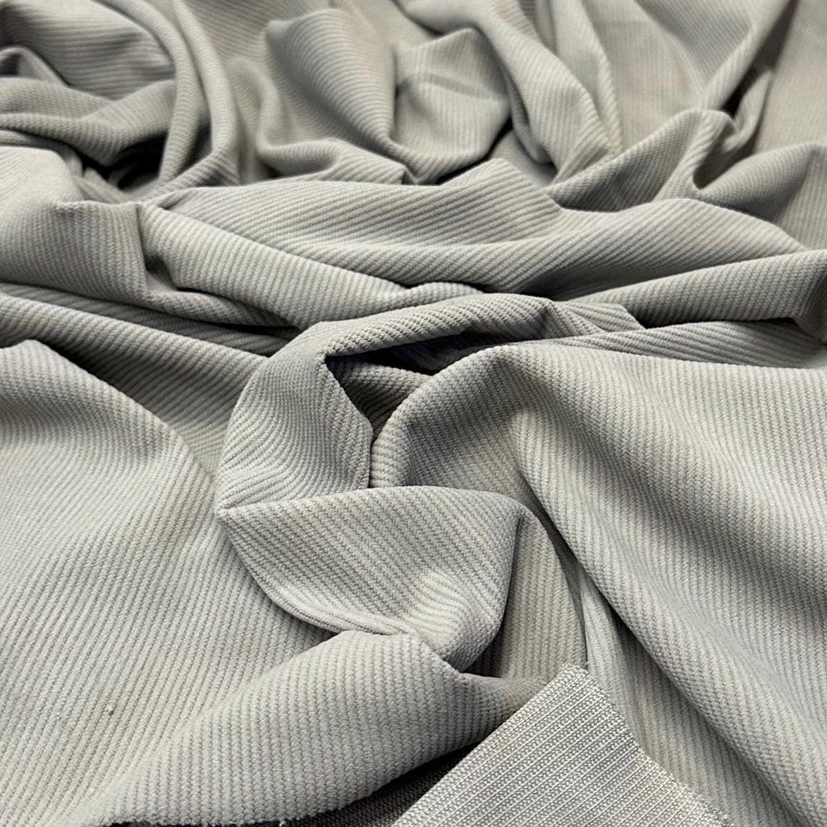 2 Way Stretch Corduroy Fabric By The Yard Polyester Solid Fall Fabric Neutral Colors