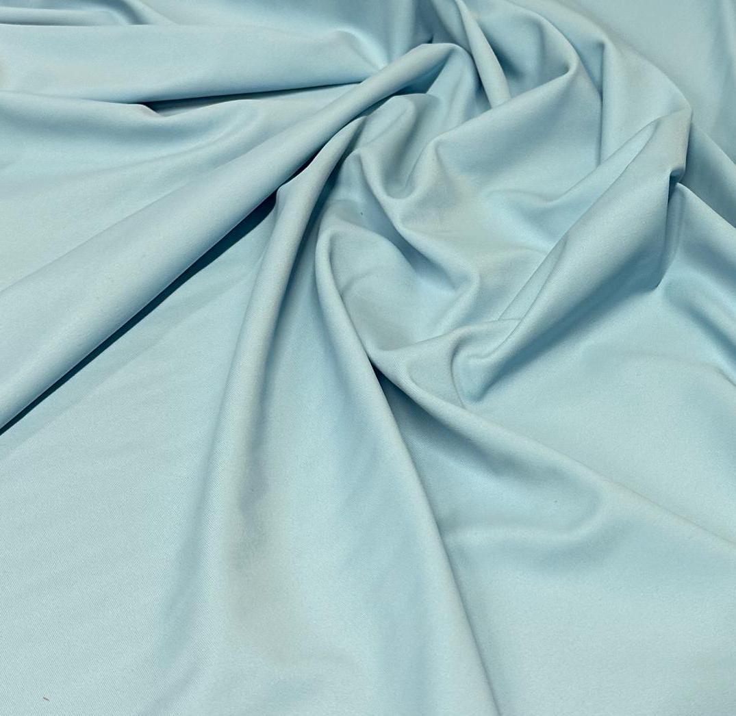 Nylon Spandex Tricot Solid Swimwear Activewear Fabric By The Yard Light Blue Shades Hue