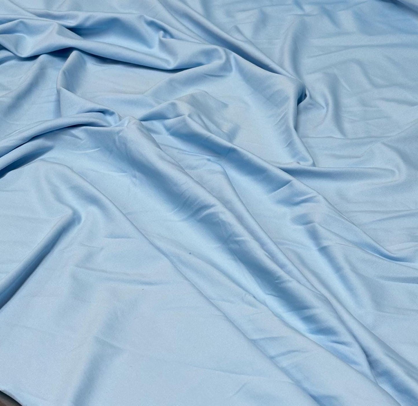 Nylon Spandex Tricot Solid Swimwear Activewear Fabric By The Yard Light Blue Shades Hue