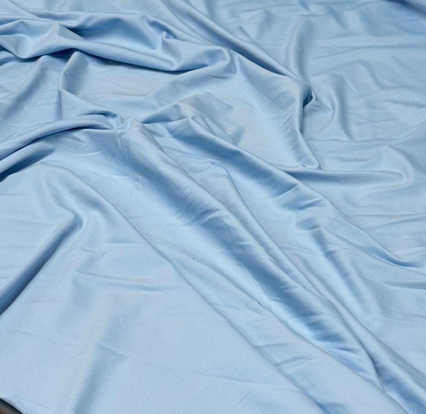 Nylon Spandex Tricot Solid Swimwear Activewear Fabric By The Yard Light Blue Shades Hue