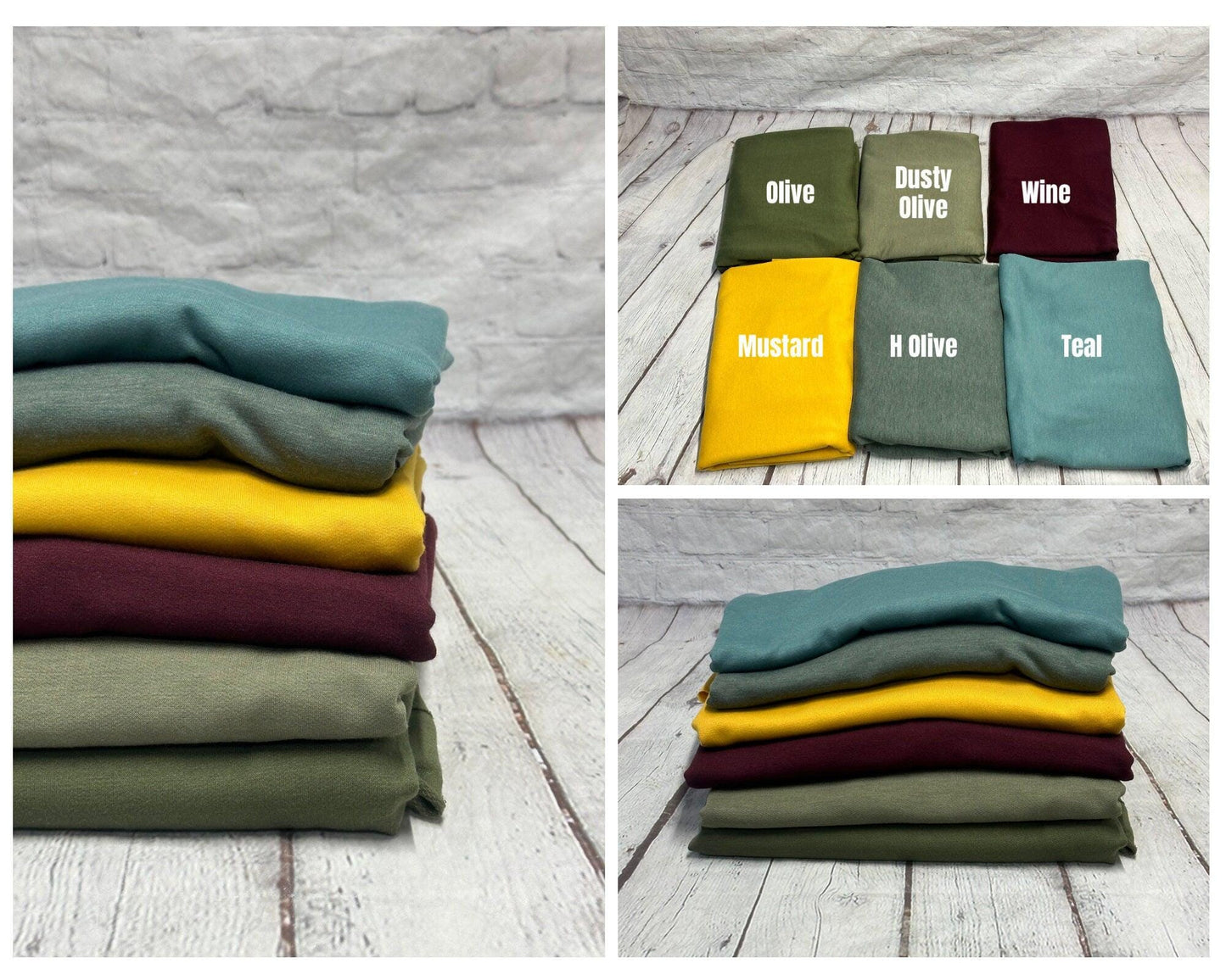 French Terry Spandex 2 Way Stretch Terry Knit Poly Rayon Spandex