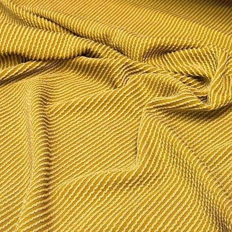 NEW COLORS! Texture Street Rib Wave Knit Spandex Fabric By The Yard Urban Rib Cable Knit Spandex Texture Knit #9