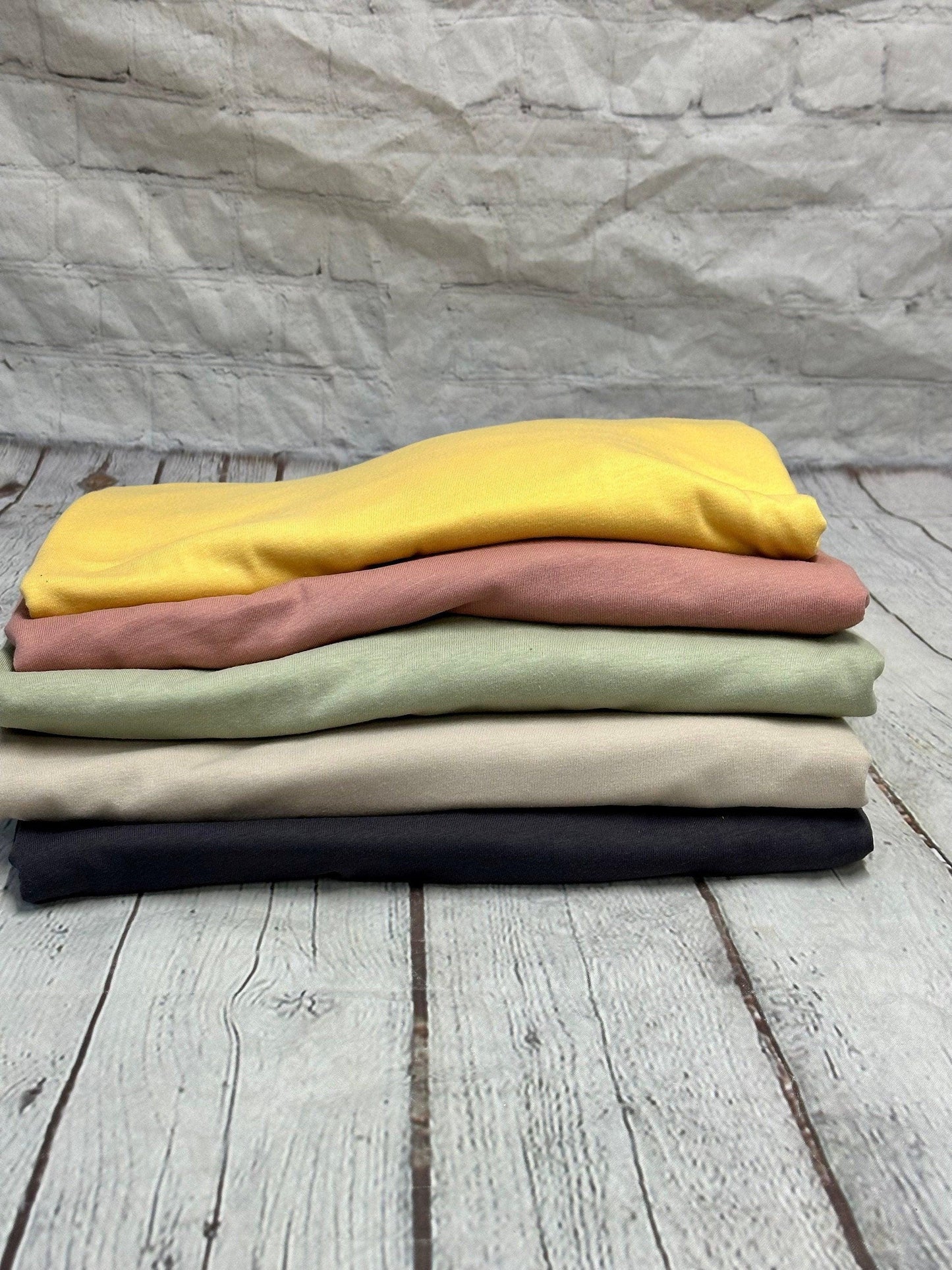 100% Cotton Knit Jersey Fabric | For Masks or Shirts | Fabric By The Yard | 60 Wide