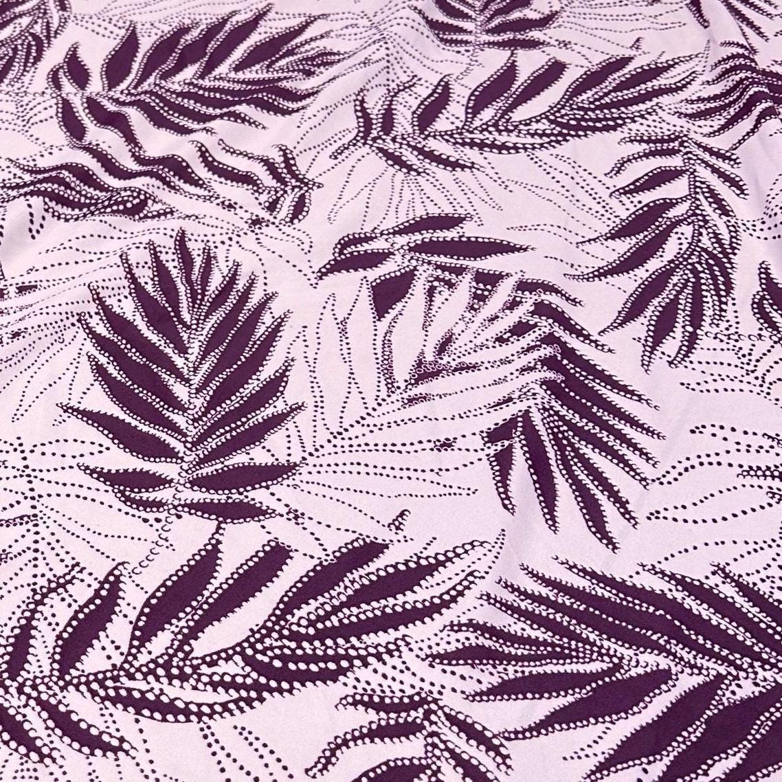 4 Way Stretch Assorted Print Nylon Spandex Fabric By The Yard Tricot Swim Wear Bikini Active wear Tropical Palm Floral