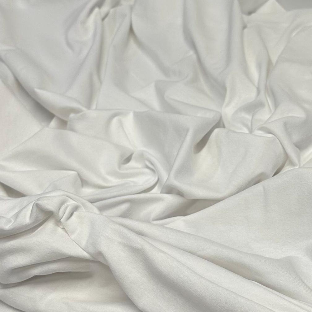 4-Way Stretch Soft Cotton Spandex Fabric Jersey Knit | Bestseller | Fabric By The Yard | Base Colors