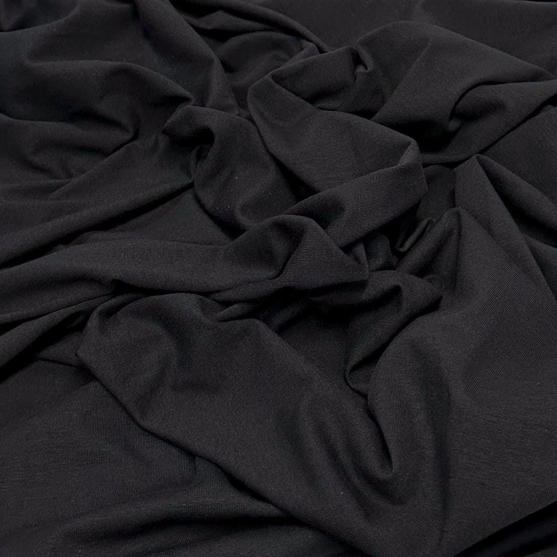 4-Way Stretch Soft Cotton Spandex Fabric Jersey Knit | Bestseller | Fabric By The Yard | Base Colors