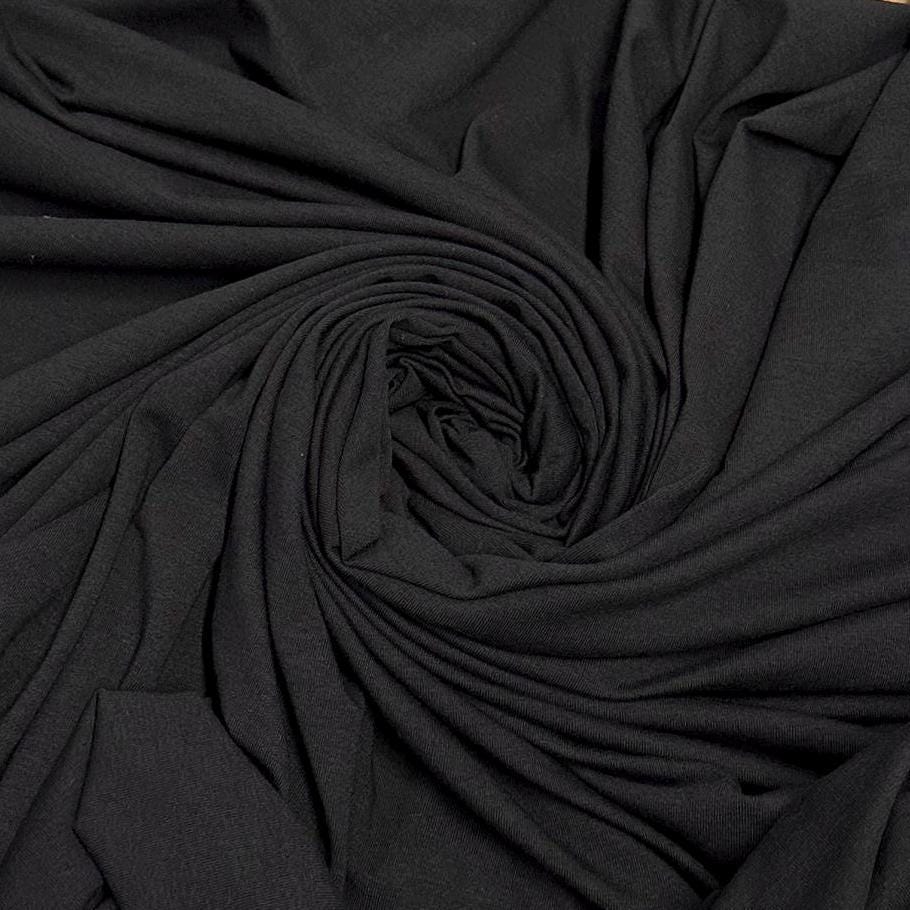 4-Way Stretch Soft Cotton Spandex Fabric Jersey Knit | Bestseller | Fabric By The Yard | Base Colors