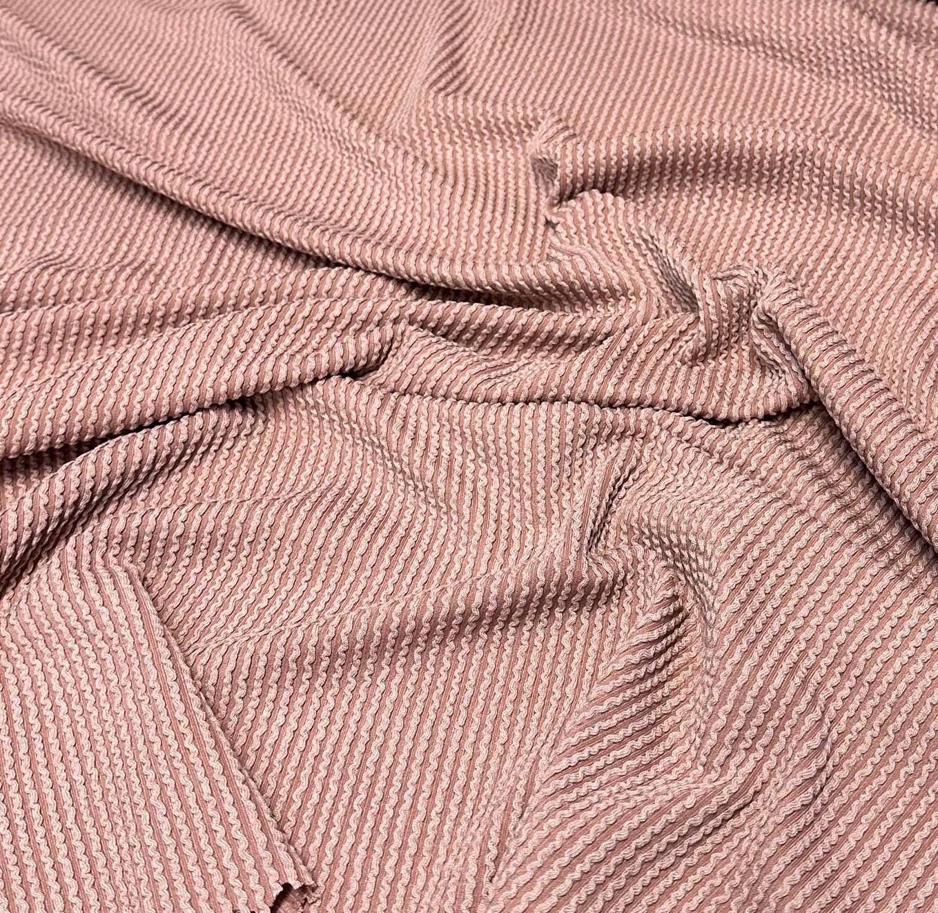 NEW COLORS! Texture Street Rib Wave Knit Spandex Fabric By The Yard Urban Rib Cable Knit Spandex Texture Knit #5