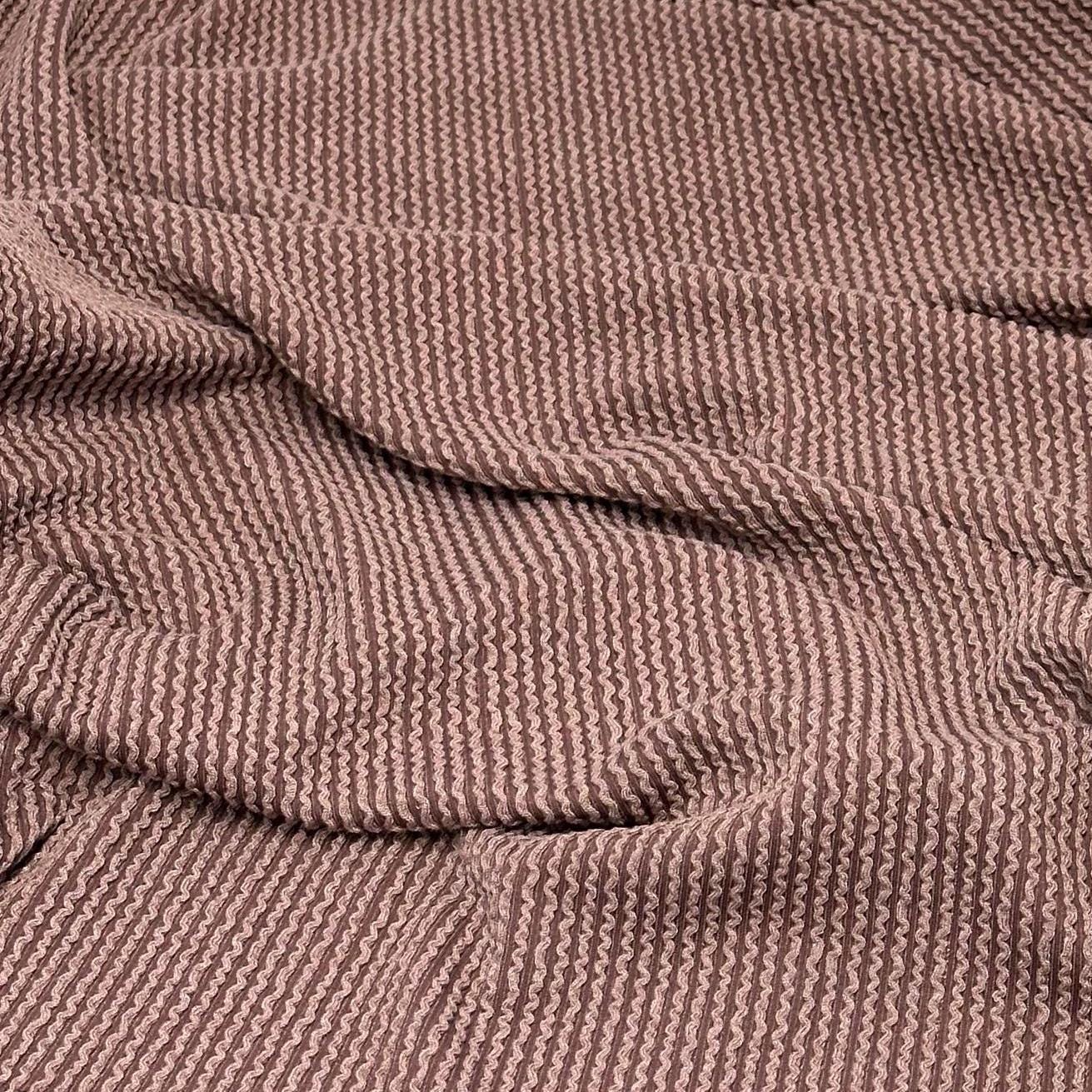 NEW COLORS! Texture Street Rib Wave Knit Spandex Fabric By The Yard Urban Rib Cable Knit Spandex Texture Knit #1