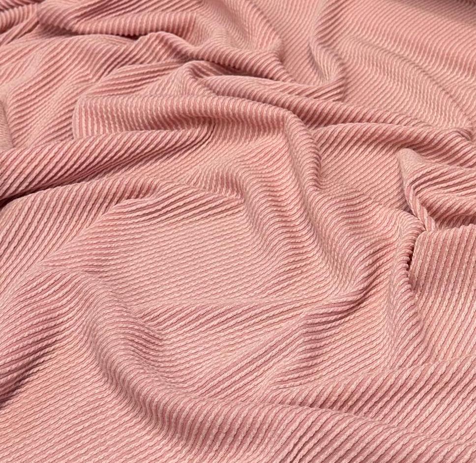 NEW COLORS! Texture Street Rib Wave Knit Spandex Fabric By The Yard Urban Rib Cable Knit Spandex Texture Knit #8