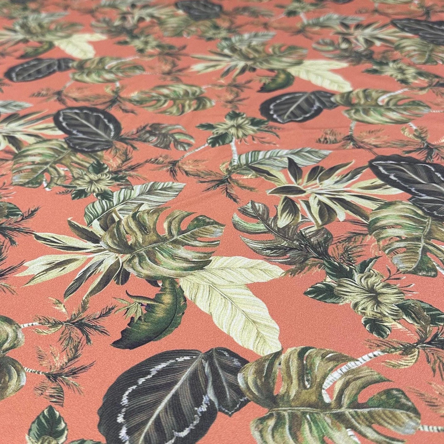 4 Way Stretch Assorted Print Nylon Spandex Fabric By The Yard Tricot Swim Wear Bikini Active Camel Tropical Leaf Floral 240 GSM
