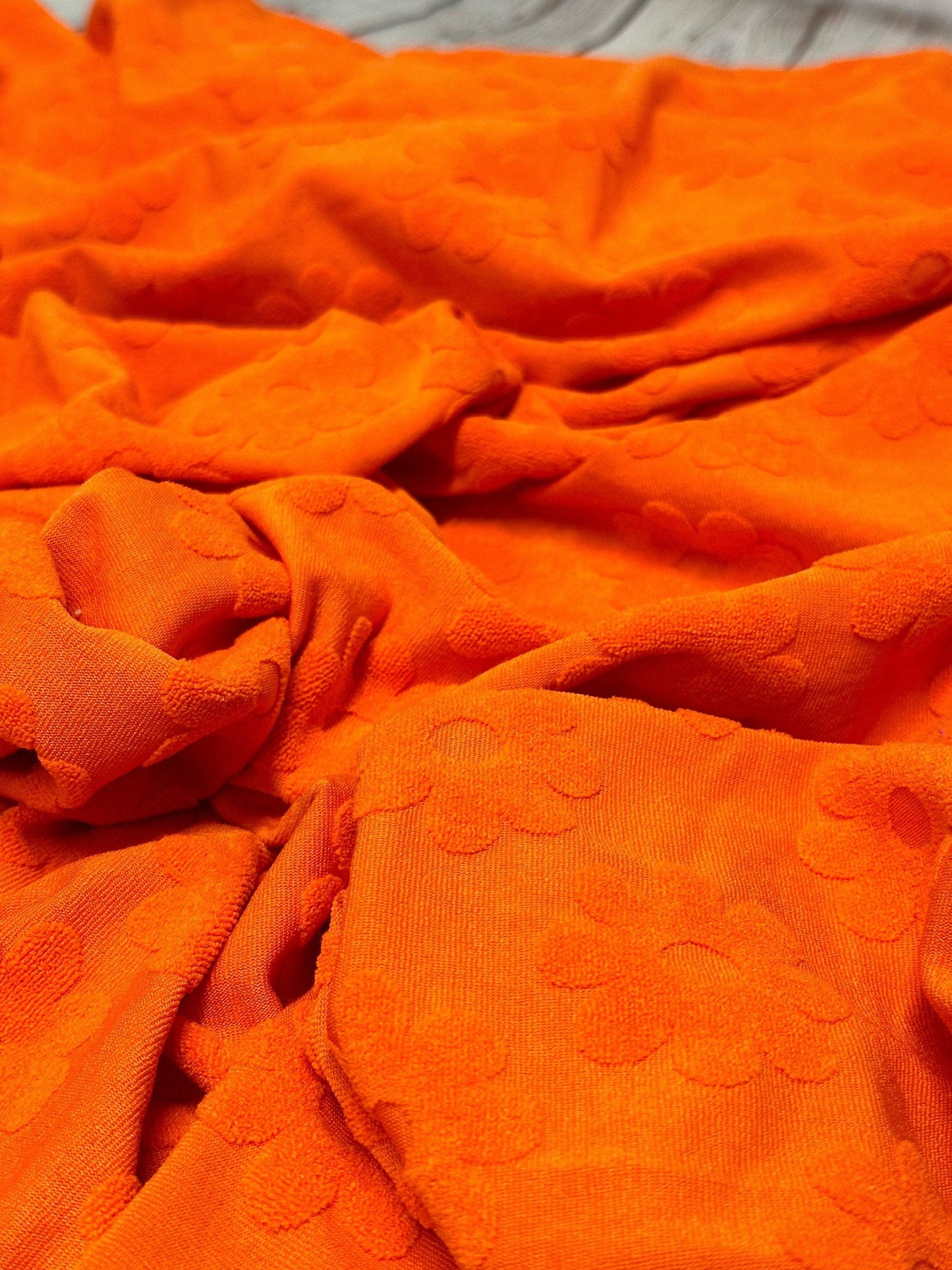 NEW COLORS! Jacquard Texture Knit Raised Texture Terry Floral Flower Spandex Fabric By The Yard Polyester Spandex Texture Knit