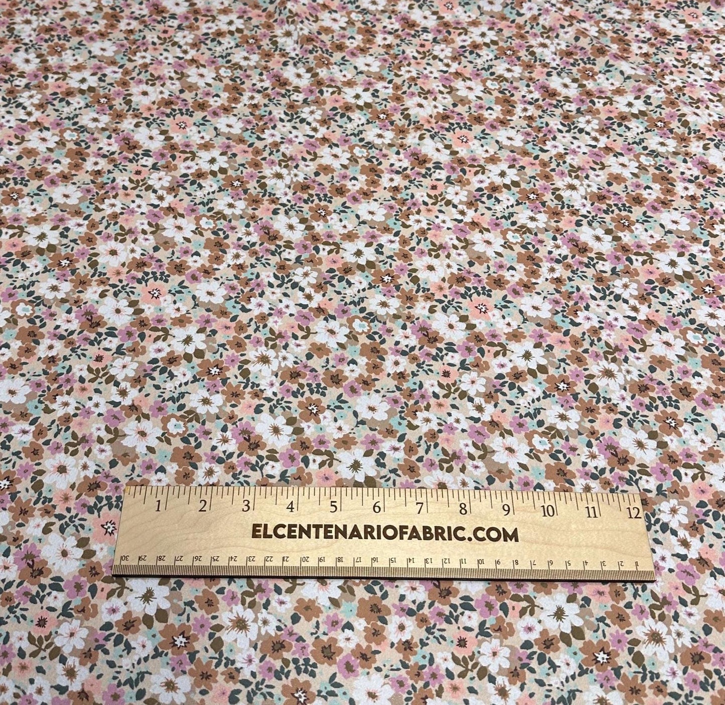 Airflow Woven Print Fabric By The Yard Small Multi Color Summer Floral Print