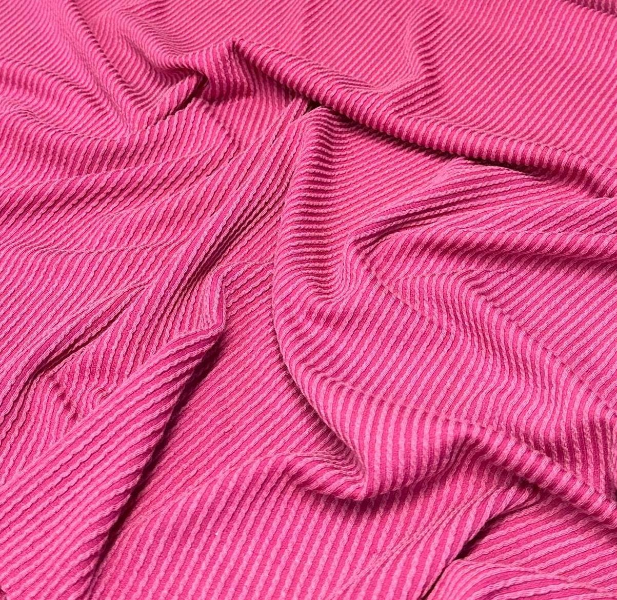 NEW COLORS! Texture Street Rib Wave Knit Spandex Fabric By The Yard Urban Rib Cable Knit Spandex Texture Knit #7