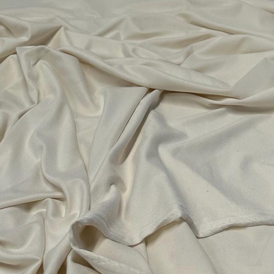 DBP Fabric Double Brushed Poly Fabric by the Yard DBP Jersey Stretchy Soft Polyester Stretch Fabric 1 Yard Solid #1