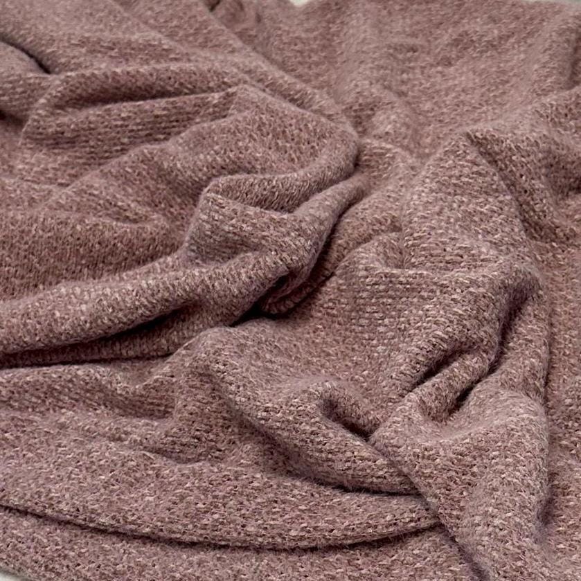 Chenille Sweater Knit Sugar Fabric By The Yard Soft Cozy Open Lose Weave Texture
