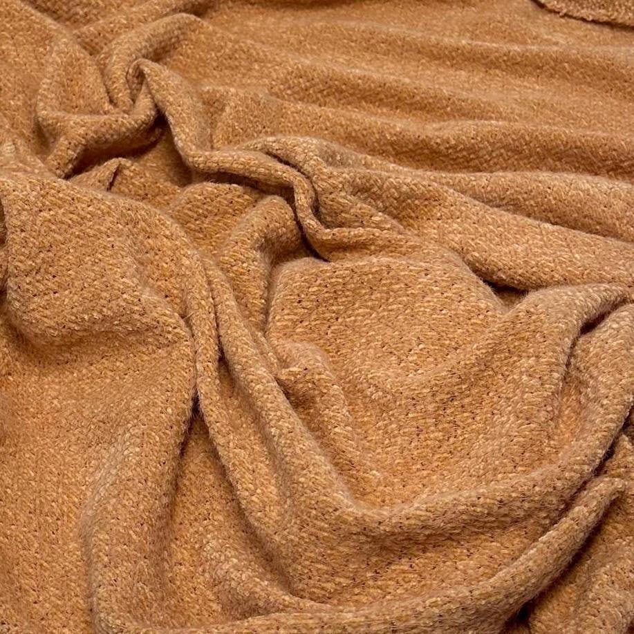 Chenille Sweater Knit Sugar Fabric By The Yard Soft Cozy Open Lose Weave Texture