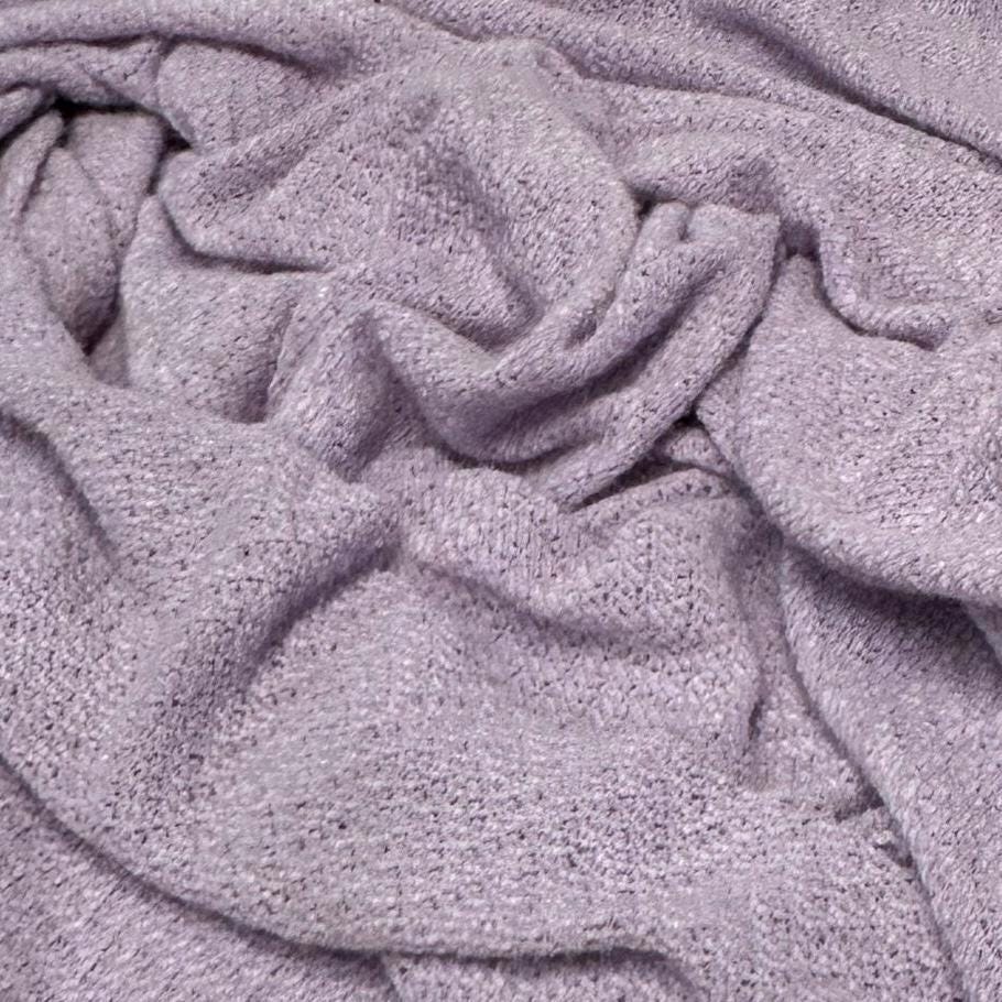 Chenille Sweater Knit Sugar Fabric By The Yard Soft Cozy Open Lose Weave Texture