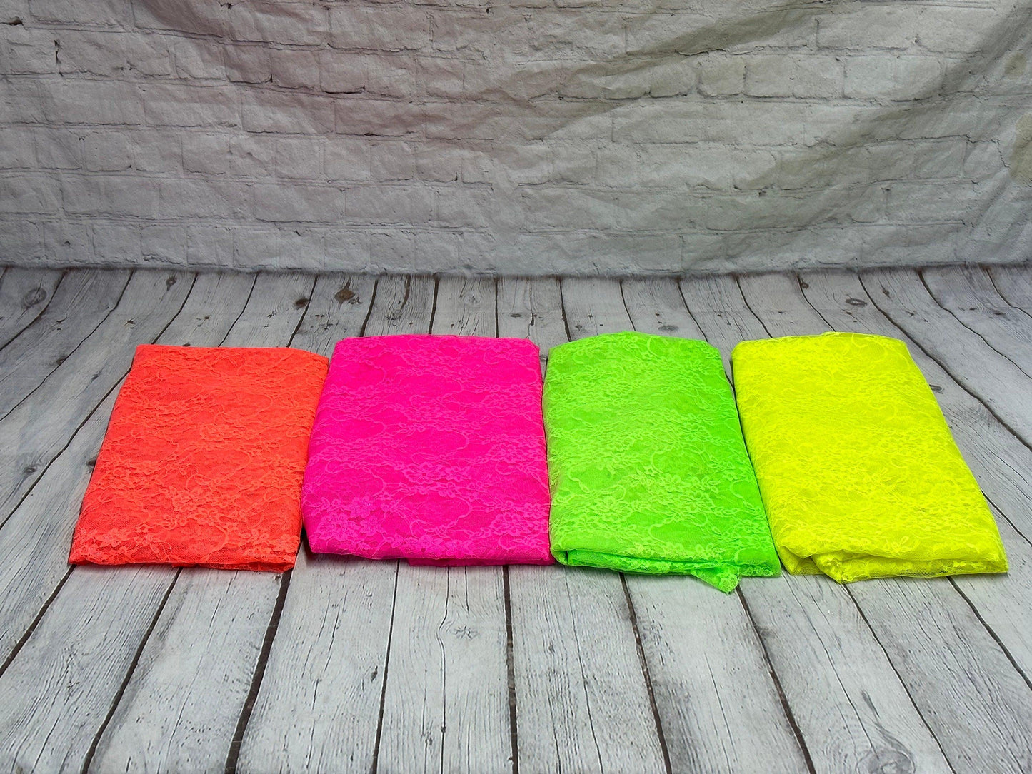 Neon Stretch Lace Nylon Spandex Neon Color Lace Spandex