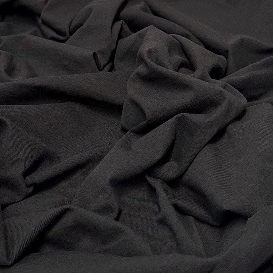 100% Cotton Jersey Knit Fabric by the Yard Soft T-Shirt Weight, 68/70 Wide