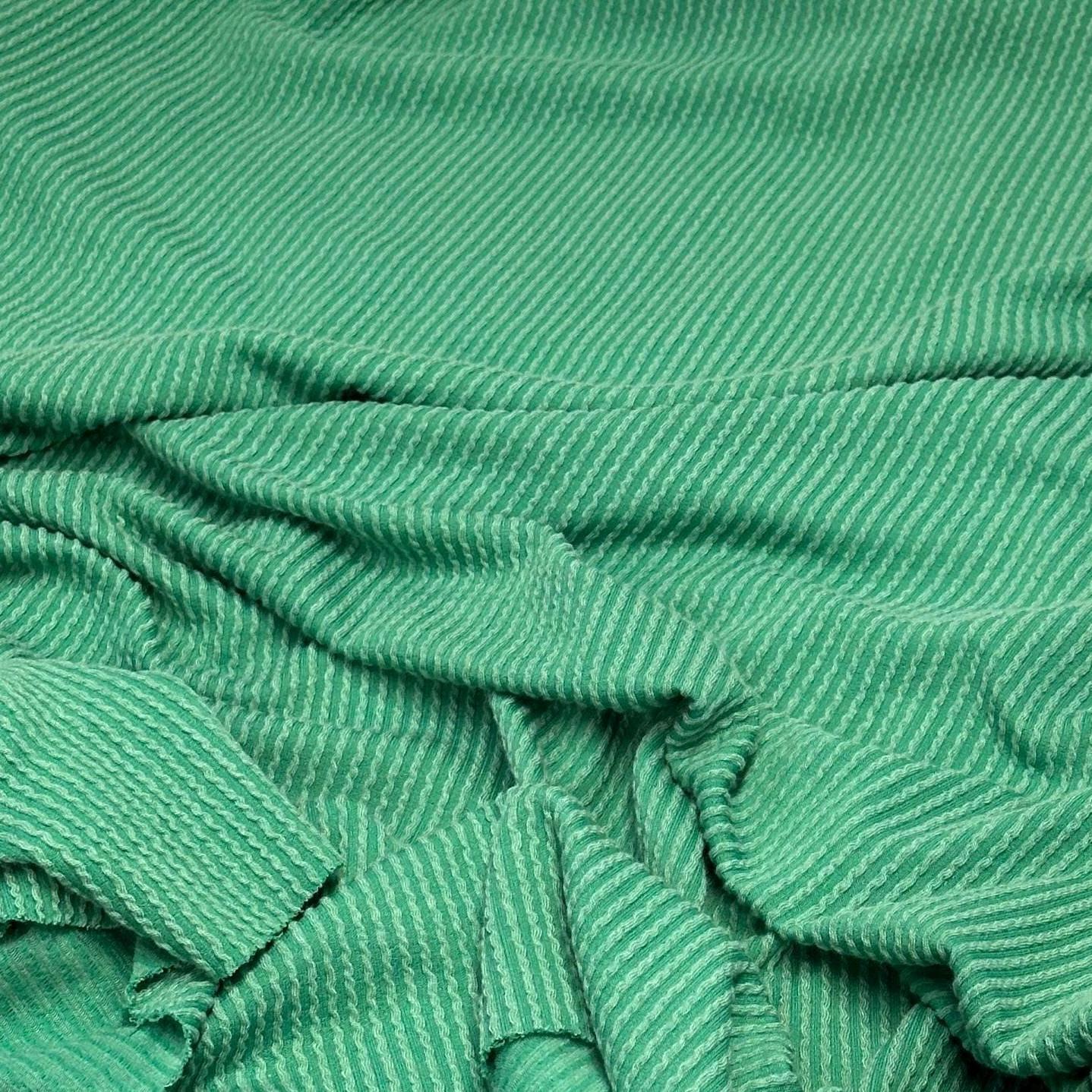 NEW COLORS! Texture Street Rib Wave Knit Spandex Fabric By The Yard Urban Rib Cable Knit Spandex Texture Knit #2