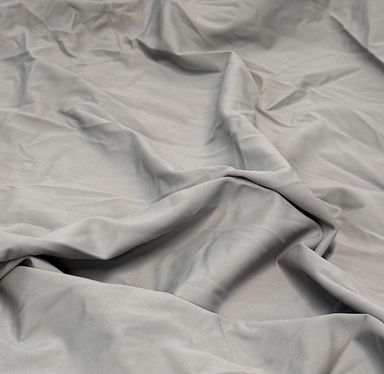 Nylon Spandex Tricot Solid Swimwear Activewear Fabric By The Yard Grey Colors Hue