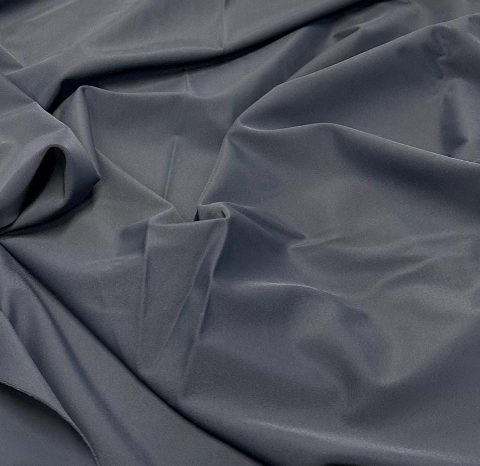 Nylon Spandex Tricot Solid Swimwear Activewear Fabric By The Yard Grey Colors Hue
