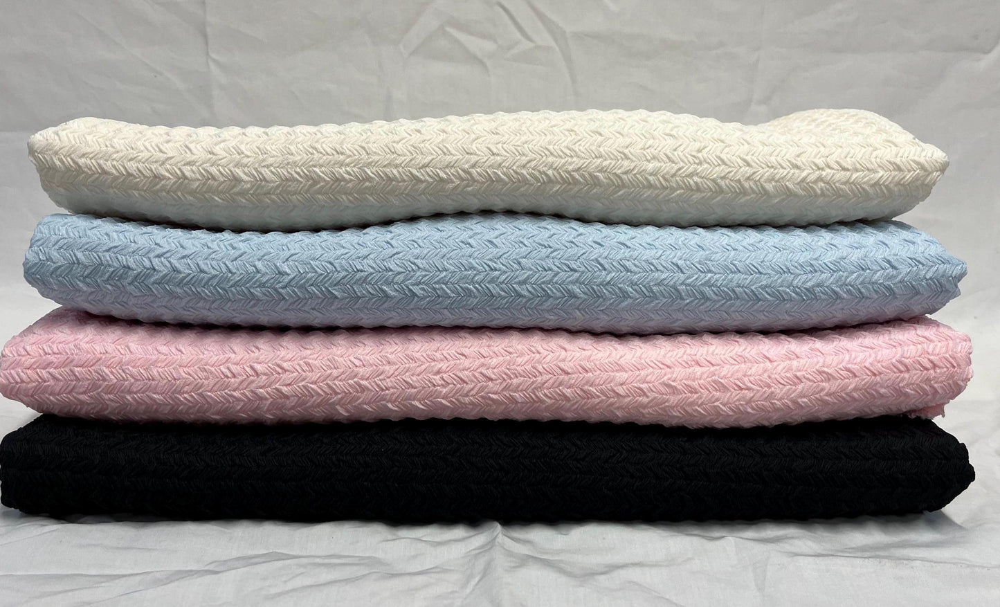 Herringbone Jacquard Texture Knit Spandex Fabric By The Yard Bubble Knit Spandex Texture Knit