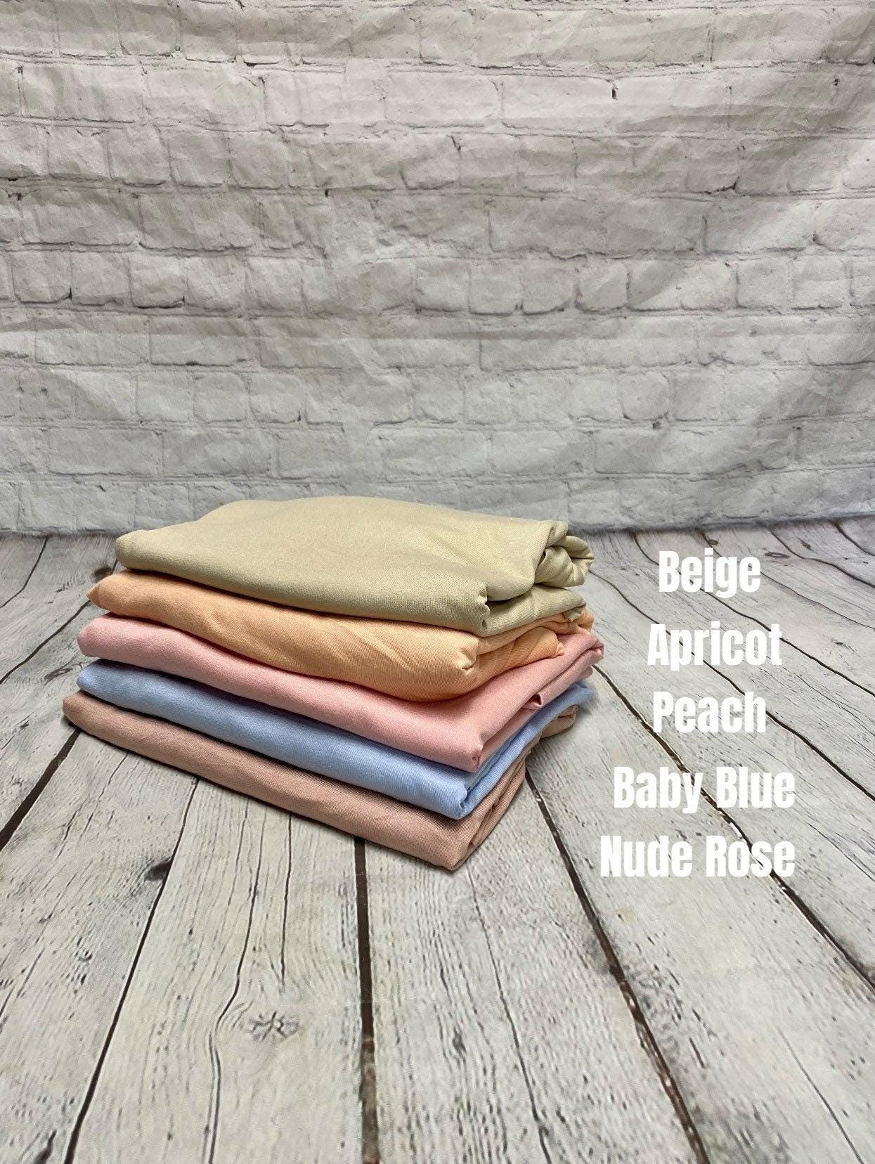 Premium Rayon Spandex Knit Jersey Fabric - 200 GSM, Soft & Stretchy, Perfect for Apparel, Crafts By The Yard