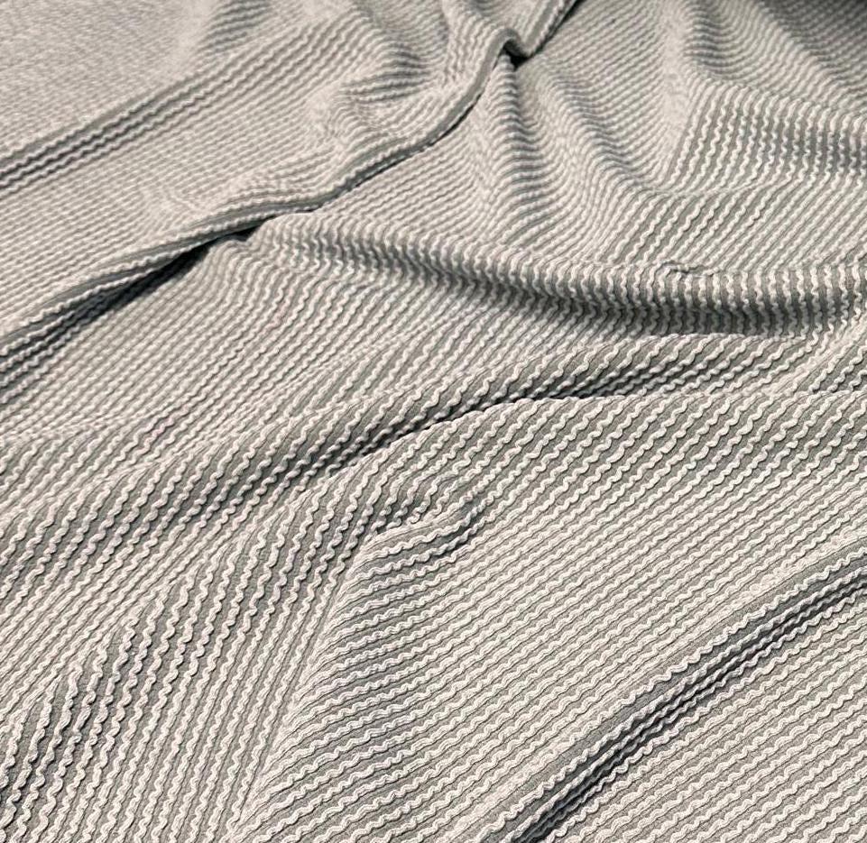 NEW COLORS! Texture Street Rib Wave Knit Spandex Fabric By The Yard Urban Rib Cable Knit Spandex Texture Knit #8