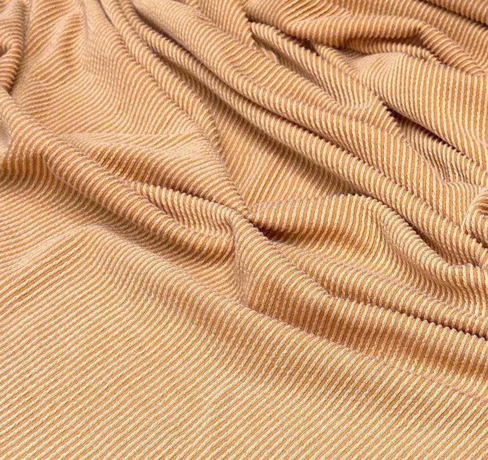 NEW COLORS! Texture Street Rib Wave Knit Spandex Fabric By The Yard Urban Rib Cable Knit Spandex Texture Knit #8