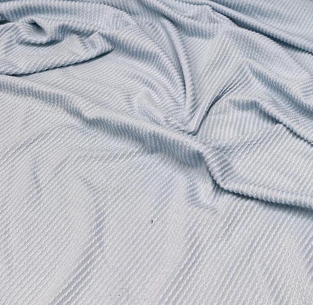 NEW COLORS! Texture Street Rib Wave Knit Spandex Fabric By The Yard Urban Rib Cable Knit Spandex Texture Knit #4