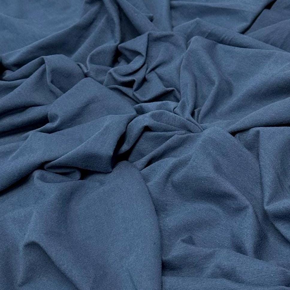 4-Way Stretch Soft Cotton Spandex Fabric Jersey Knit | Bestseller | Fabric By The Yard | Fall Colors