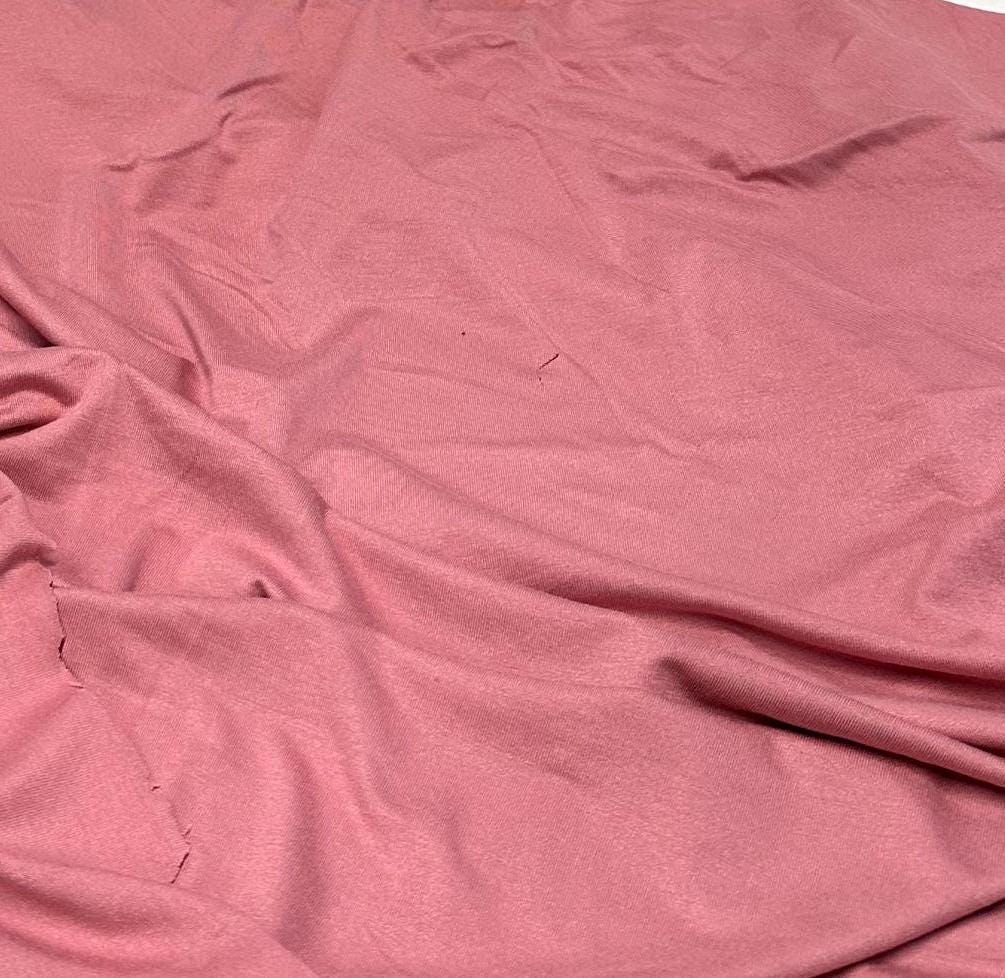 New Colors! 4-Way Stretch Bamboo Fabric| Soft Bamboo Spandex | Fabric By The Yard | For Dresses, Cardigans and Blouses | Dusty Purple Hues